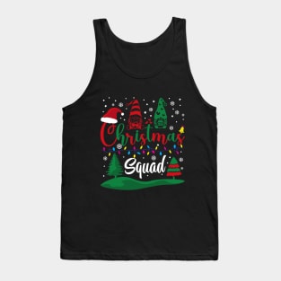 Christmas Squad Funny Shirt, Team Santa And Gnome Group Family Matching Christmas T-Shirt Tank Top